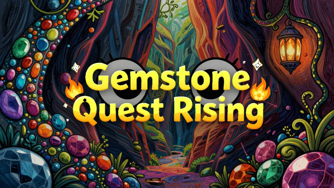 Gemstone Quest Rising key art