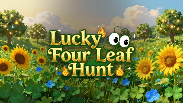 Lucky Four Leaf Hunt